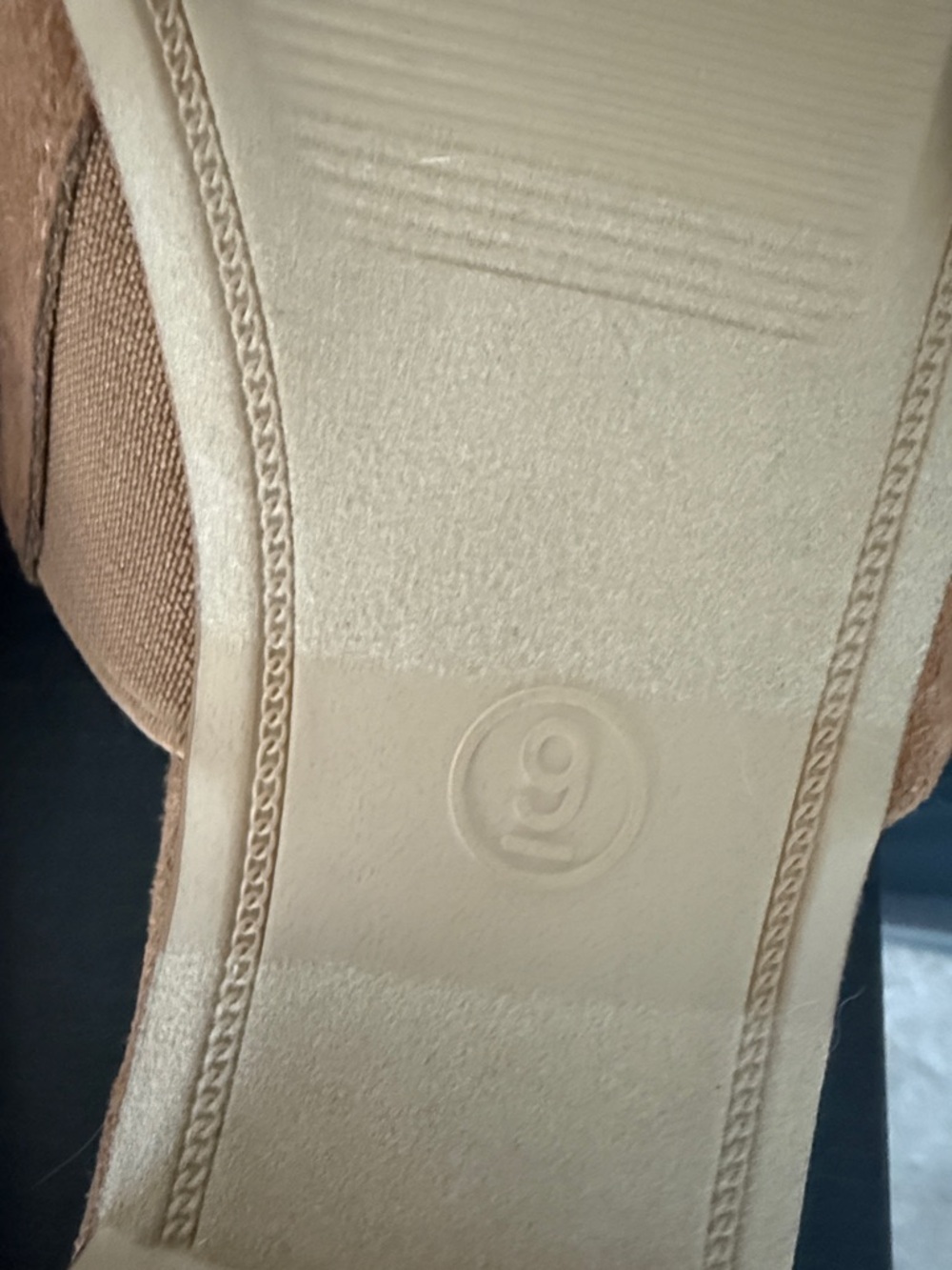 A New Day | Women’s Suede Backless Mules | Tan | Size 9 - Picture 5 of 7